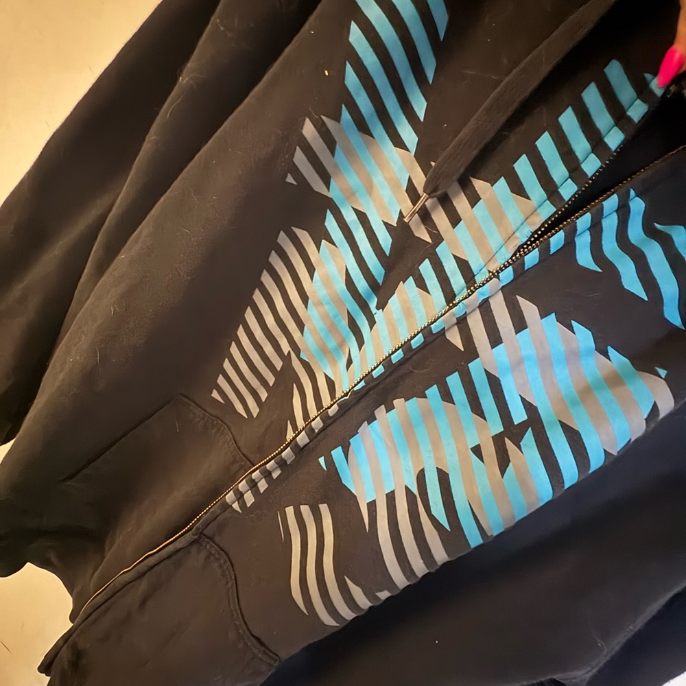 Vans Black and Blue Lightweight Jacket